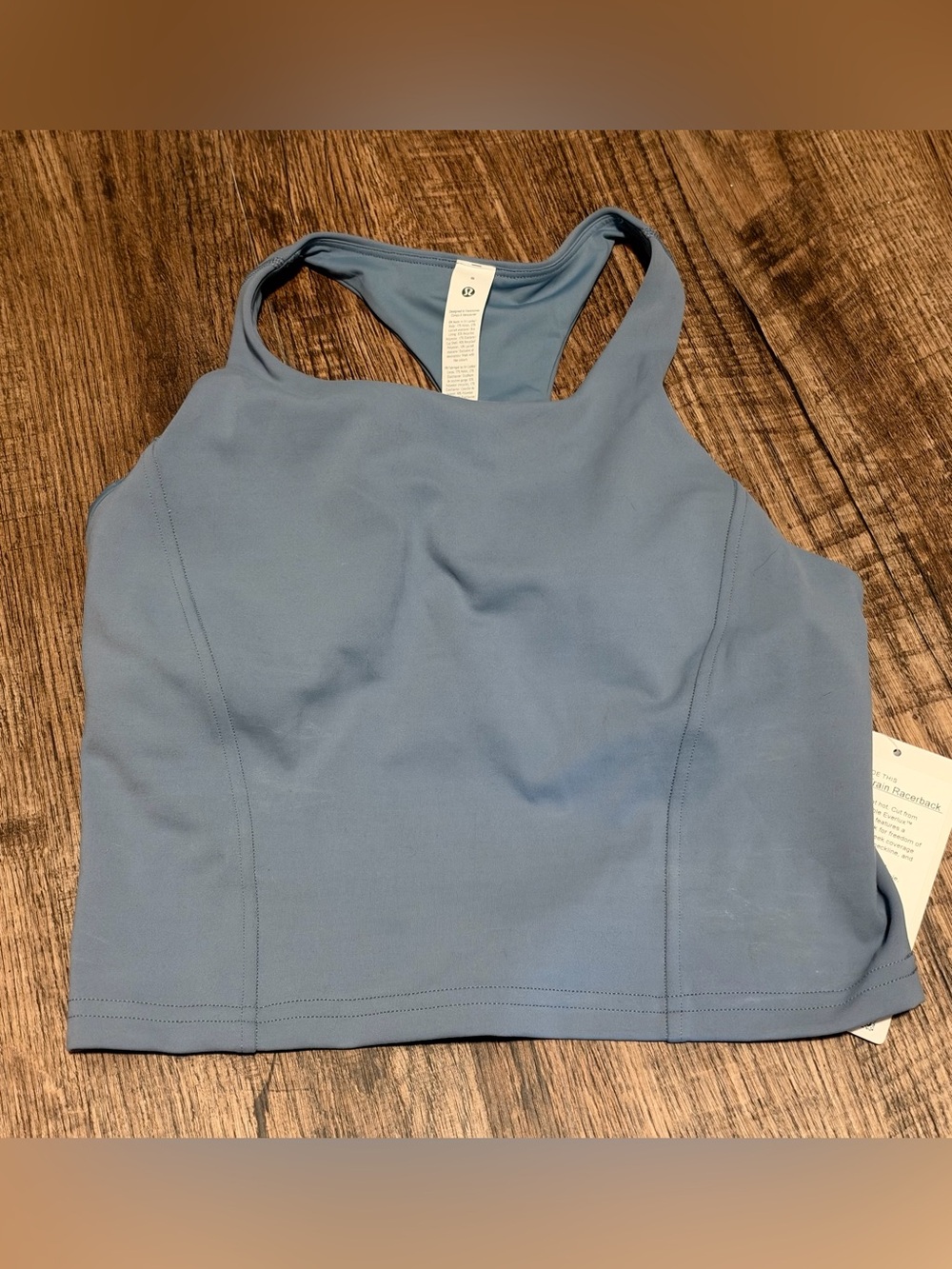 Lululemon Wunder Train Racerback Tank - Steel Blue